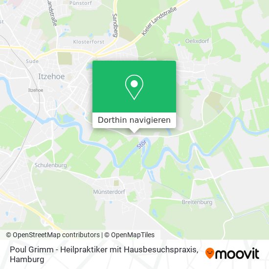 Poul Grimm - Heilpraktiker mit Hausbesuchspraxis Karte
