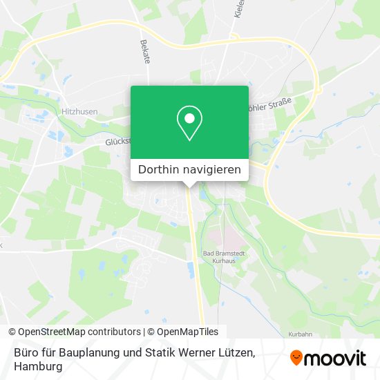 Büro für Bauplanung und Statik Werner Lützen Karte