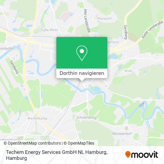 Techem Energy Services GmbH NL Hamburg Karte