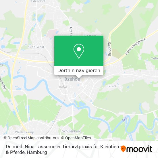 Dr. med. Nina Tassemeier Tierarztpraxis für Kleintiere & Pferde Karte