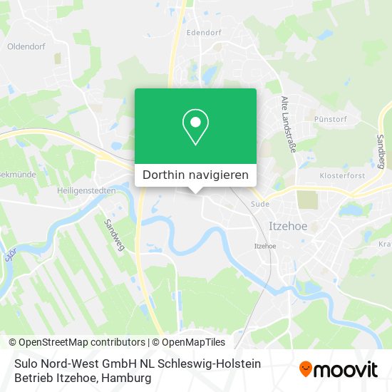 Sulo Nord-West GmbH NL Schleswig-Holstein Betrieb Itzehoe Karte