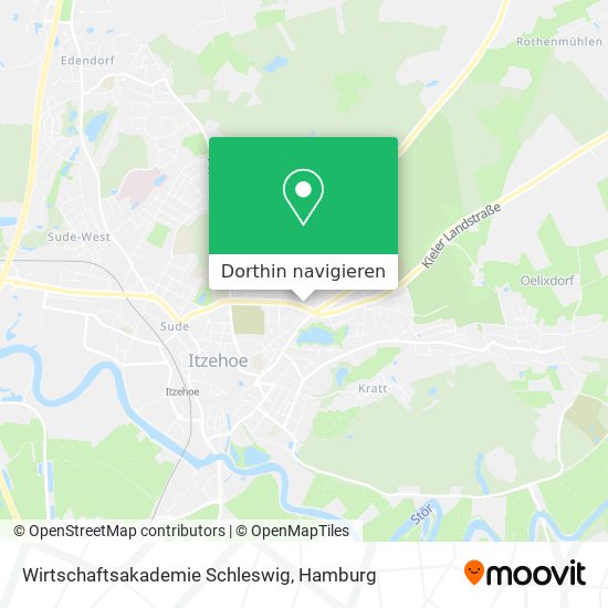 Wirtschaftsakademie Schleswig Karte