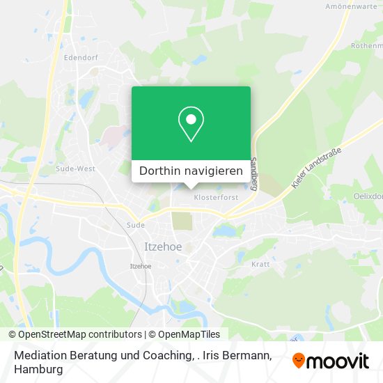 Mediation Beratung und Coaching, . Iris Bermann Karte