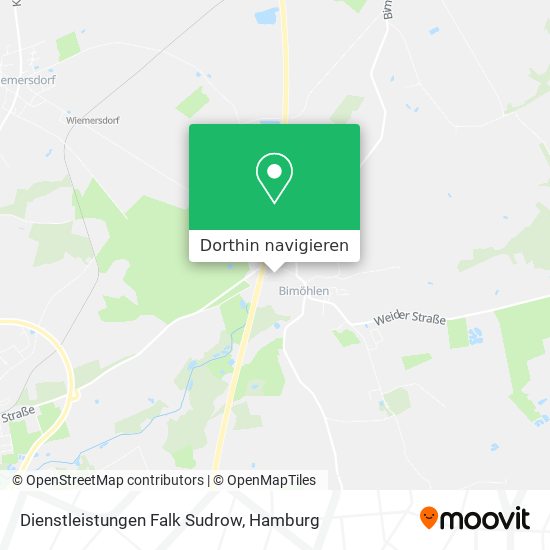 Dienstleistungen Falk Sudrow Karte