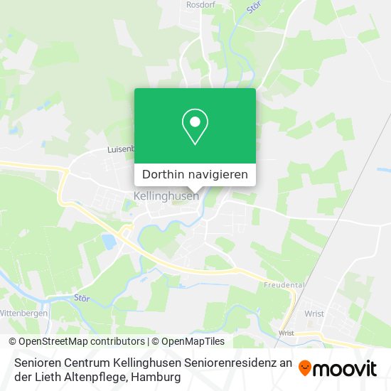Senioren Centrum Kellinghusen Seniorenresidenz an der Lieth Altenpflege Karte