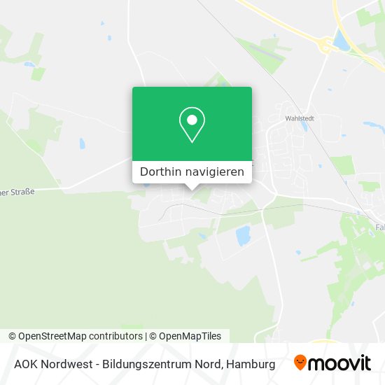 AOK Nordwest - Bildungszentrum Nord Karte