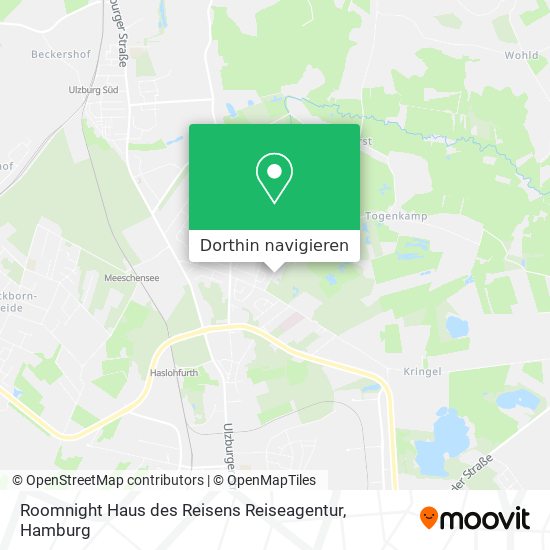 Roomnight Haus des Reisens Reiseagentur Karte
