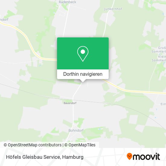 Höfels Gleisbau Service Karte