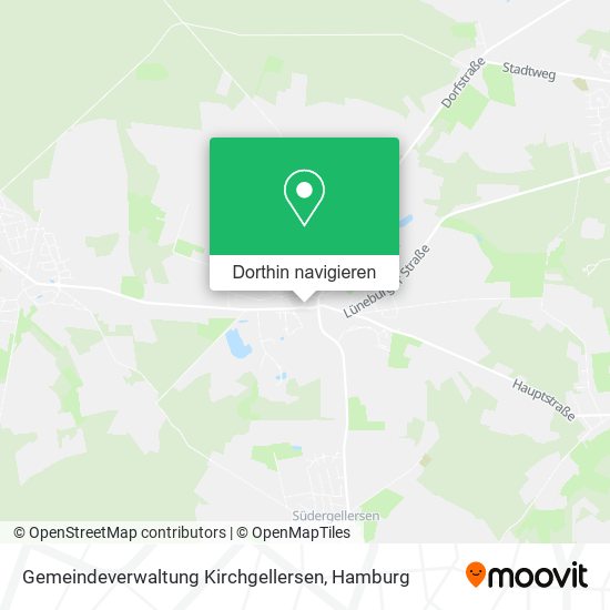 Gemeindeverwaltung Kirchgellersen Karte