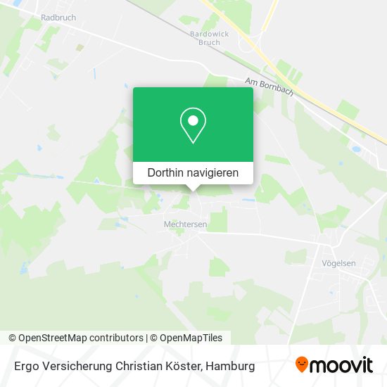 Ergo Versicherung Christian Köster Karte