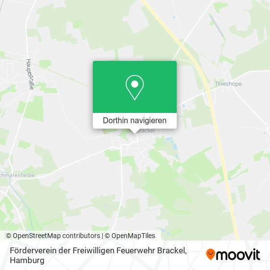 Förderverein der Freiwilligen Feuerwehr Brackel Karte