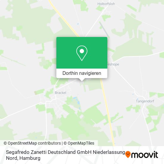 Segafredo Zanetti Deutschland GmbH Niederlassung Nord Karte