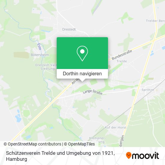 Schützenverein Trelde und Umgebung von 1921 Karte