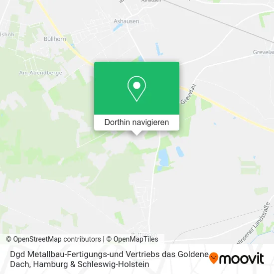 Dgd Metallbau-Fertigungs-und Vertriebs das Goldene Dach Karte