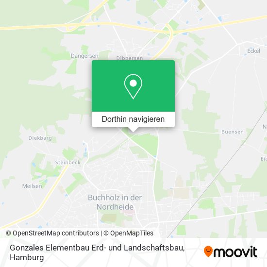 Gonzales Elementbau Erd- und Landschaftsbau Karte