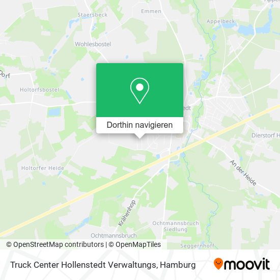 Truck Center Hollenstedt Verwaltungs Karte