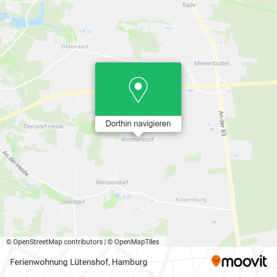 Ferienwohnung Lütenshof Karte