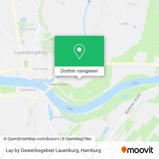 Lay by Gewerbegebiet Lauenburg Karte