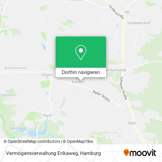 Vermögensverwaltung Erikaweg Karte