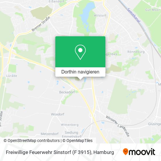 Freiwillige Feuerwehr Sinstorf (F 3915) Karte
