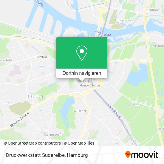 Druckwerkstatt Süderelbe Karte