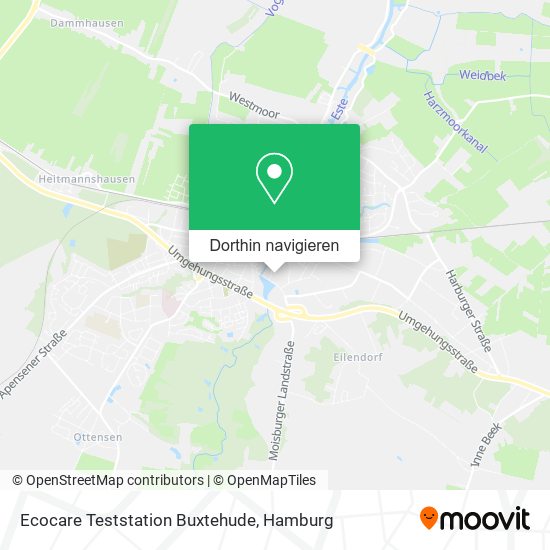 Ecocare Teststation Buxtehude Karte