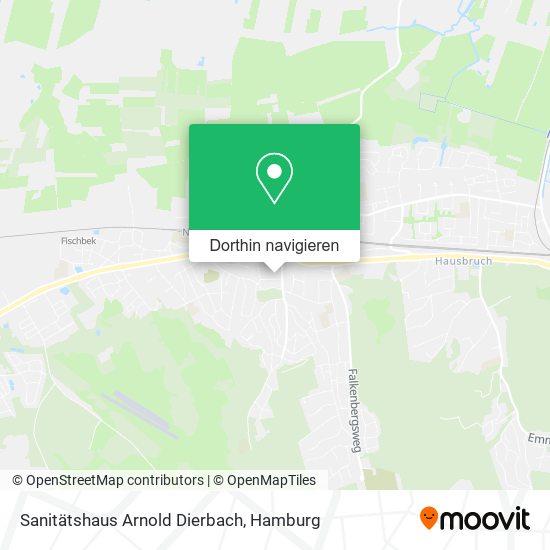 Sanitätshaus Arnold Dierbach Karte