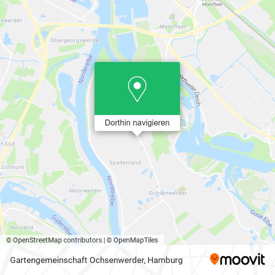 Gartengemeinschaft Ochsenwerder Karte