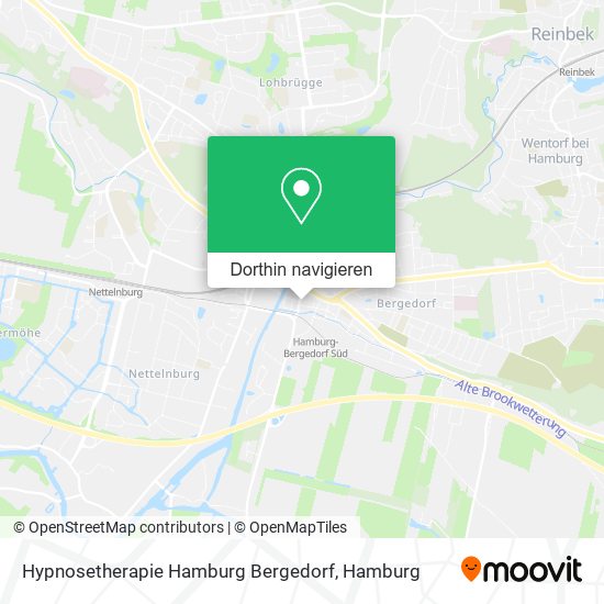 Hypnosetherapie Hamburg Bergedorf Karte