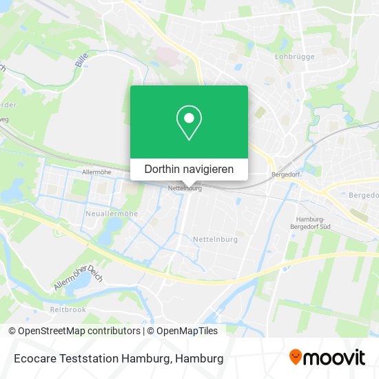 Ecocare Teststation Hamburg Karte