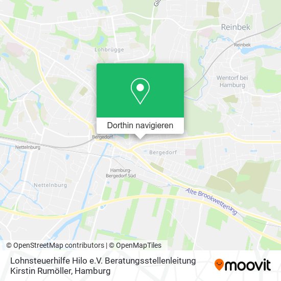 Lohnsteuerhilfe Hilo e.V. Beratungsstellenleitung Kirstin Rumöller Karte