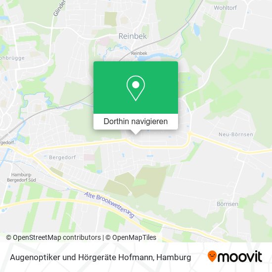 Augenoptiker und Hörgeräte Hofmann Karte