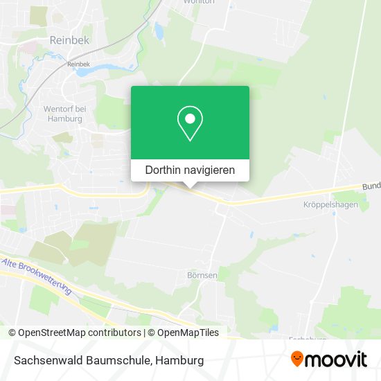 Sachsenwald Baumschule Karte