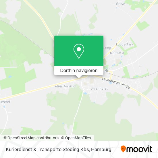 Kurierdienst & Transporte Steding Kbs Karte