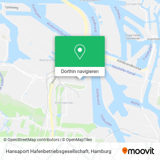 Hansaport Hafenbetriebsgesellschaft Karte