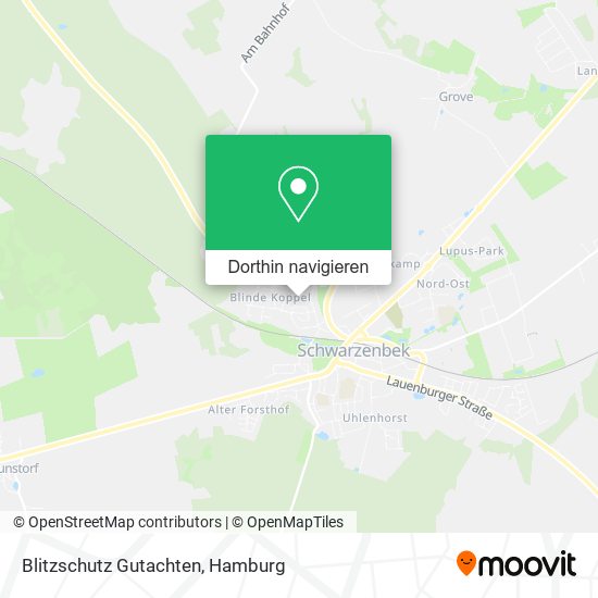 Blitzschutz Gutachten Karte