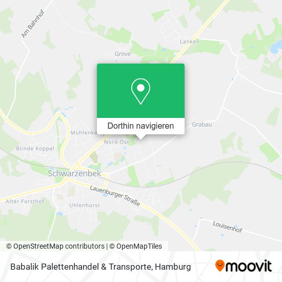 Babalik Palettenhandel & Transporte Karte