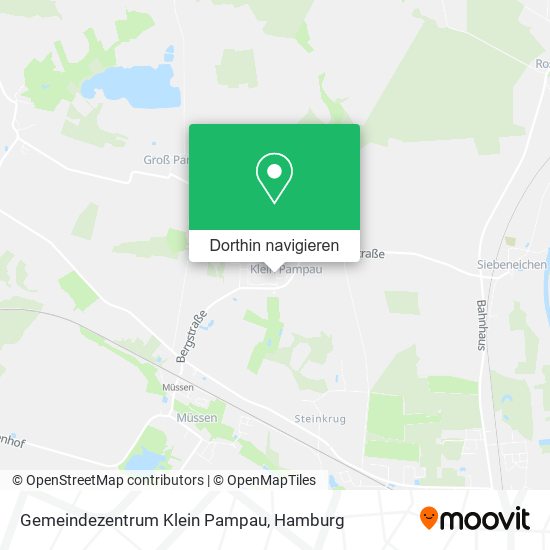 Gemeindezentrum Klein Pampau Karte