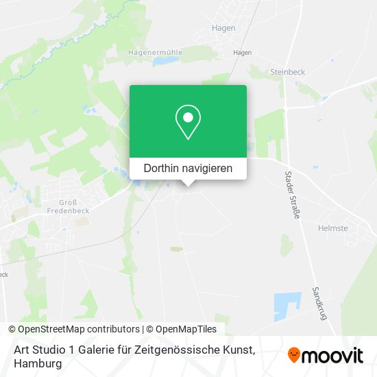 Art Studio 1 Galerie für Zeitgenössische Kunst Karte