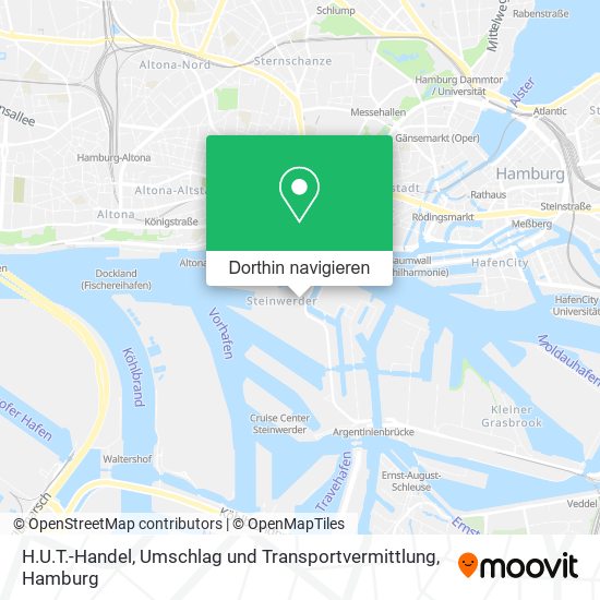 H.U.T.-Handel, Umschlag und Transportvermittlung Karte