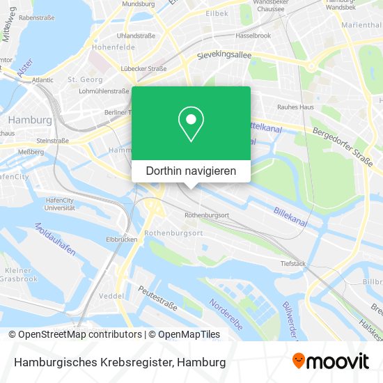 Hamburgisches Krebsregister Karte