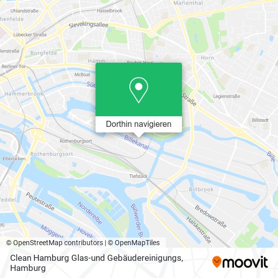 Clean Hamburg Glas-und Gebäudereinigungs Karte
