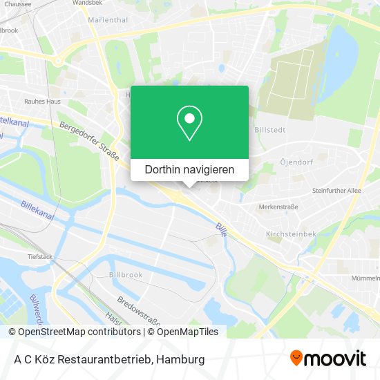 A C Köz Restaurantbetrieb Karte