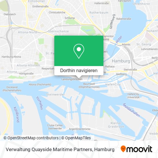 Verwaltung Quayside Maritime Partners Karte