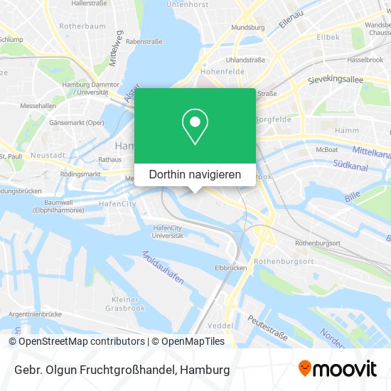 Gebr. Olgun Fruchtgroßhandel Karte