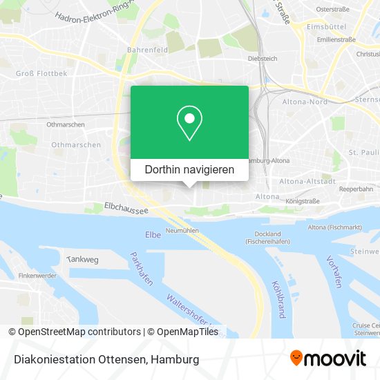 Diakoniestation Ottensen Karte