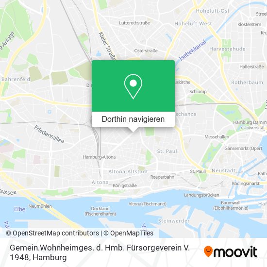 Gemein.Wohnheimges. d. Hmb. Fürsorgeverein V. 1948 Karte