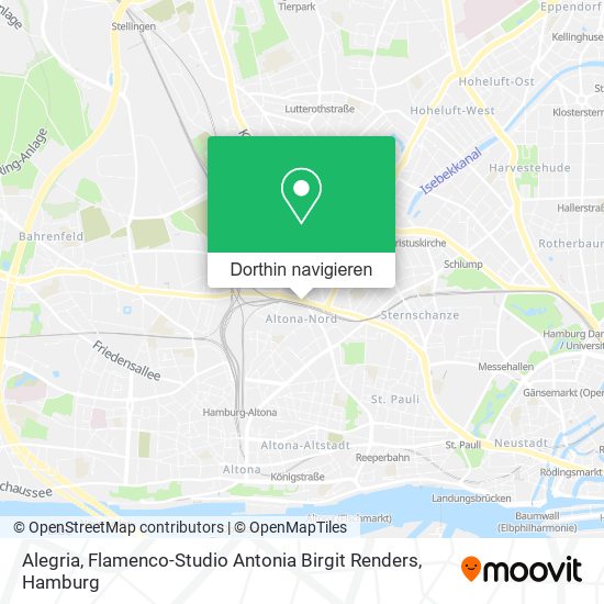 Alegria, Flamenco-Studio Antonia Birgit Renders Karte
