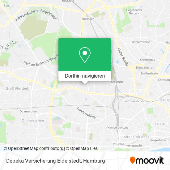 Debeka Versicherung Eidelstedt Karte