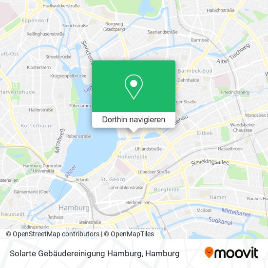 Solarte Gebäudereinigung Hamburg Karte
